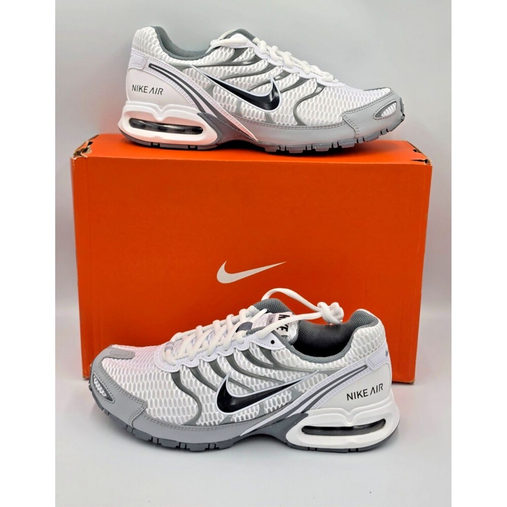 Nike Air Max Torch 4 Men's 8.5 Women's 10 White Grey Running Shoes 343846-100